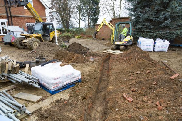 Drainage Ditch Digging in Goshen