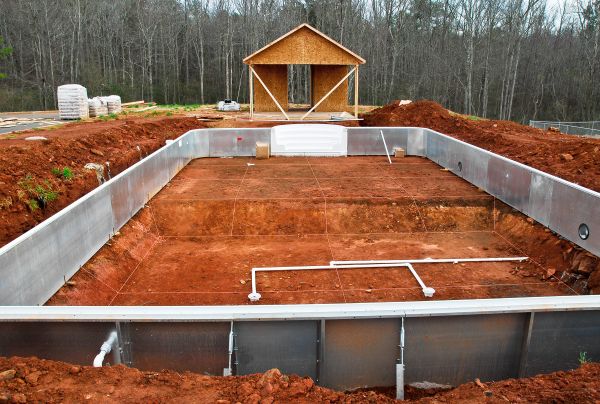 Pool Site Grading in Goshen