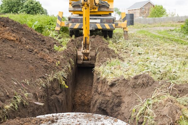 Drainage Trench Installation in Goshen