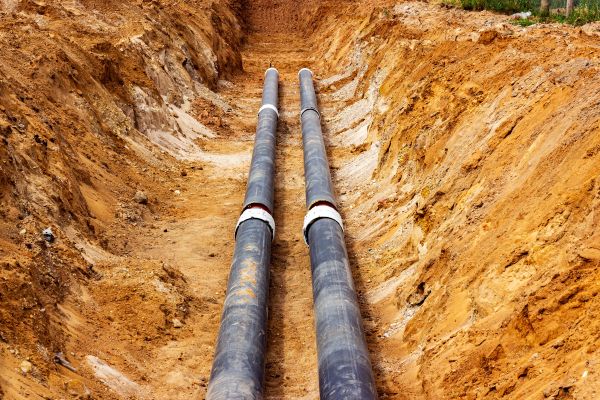 Cost of Water Line Trenching in Goshen