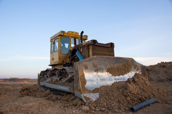 Bulldozer Land Grading in Goshen