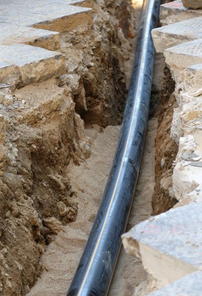 Drainpipe Trenching in Goshen