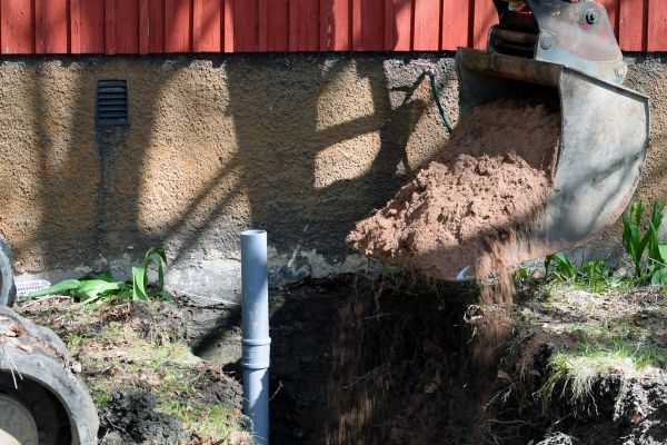 Sewer Line Digging in Goshen