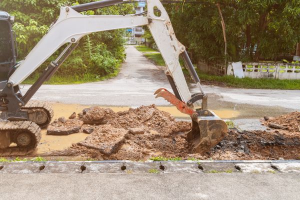 Cost of Water Line Excavation in Goshen