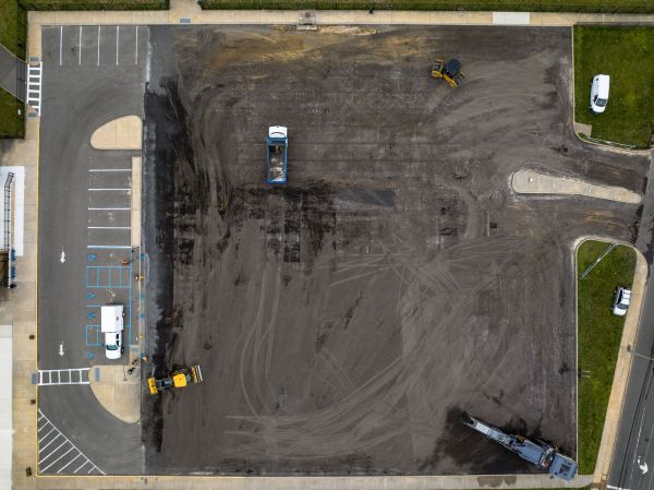 Parking Lot Excavation in Goshen