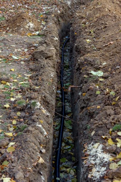 Cable Line Trenching in Goshen
